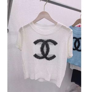 Chanel Replica Clothing Fabric Material: Other/Other Ingredient Content: 51% (Inclusive)¡ª70% (Inclusive) Ingredient Content: 51% (Inclusive)¡ª70% (Inclusive) Popular Elements: Embroidered Clothing Version: Loose Style: Simple Commuting/Korean Version Length/Sleeve Length: Short/Sleeve