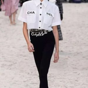 Chanel Replica Clothing Fabric Material: Cotton/Cotton Ingredient Content: 81% (Inclusive)¡ª90% (Inclusive) Ingredient Content: 81% (Inclusive)¡ª90% (Inclusive) Style: Personality Street/BF Style Clothing Style Details: Embroidered Clothing Version: Loose Length/Sleeve Length: Short/Sleeve