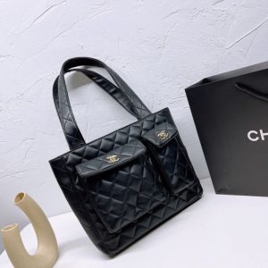 Chanel Replica Bags/Hand Bags Texture: Microfiber Synthetic Leather Type: Tote Type: Tote Popular Elements: Embroidered Style: Fashion Closed: Magnetic Buckle
