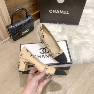 Chanel Replica Shoes/Sneakers/Sleepers Heel Height: High Heels (5Cm-8Cm) Sole Material: Rubber Sole Material: Rubber Closed: Feet