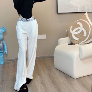 Chanel Replica Clothing Women'S Pants: Wide Leg Pants Women'S High Waist: High Waist Women'S High Waist: High Waist Fabric Material: Other/Other Whether To Add Cashmere: Without Velvet Length: Long Style: Simple Commuting/Europe And America