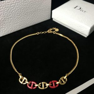 Dior Replica Jewelry Material: Copper Style: Women'S Style: Women'S Modeling: Letters/Numbers/Text Chain Style: Regular Chain Extension Chain: Below 10Cm Brands: Dior