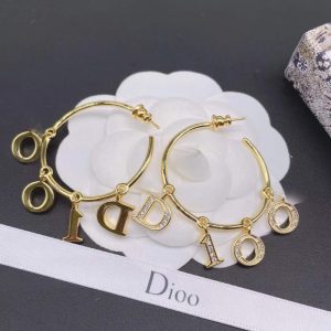 Dior Replica Jewelry Style: Simple Material: Copper Material: Copper Style: Women'S Modeling: Letters/Numbers/Text