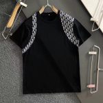 Dior Replica Clothing Fabric Material: Cotton/Cotton Ingredient Content: 31% (Inclusive)¡ª50% (Inclusive) Ingredient Content: 31% (Inclusive)¡ª50% (Inclusive) Collar: Crew Neck Version: Conventional Sleeve Length: Short Sleeve Clothing Style Details: Splicing
