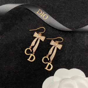 Dior Replica Jewelry Style: Vintage Style: Women'S Style: Women'S Modeling: Bow Tie Mosaic Material: Rhinestones Brands: Dior