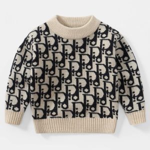 Dior Replica Child Clothing Brand: Dior Gender: Kids Gender: Kids Sleeve Length: Long Sleeves Security Level: Class A Thickness: Conventional Applicable Season: Winter