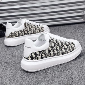 Dior Replica Shoes/Sneakers/Sleepers Brand: Dior Upper Material: Microfiber Leather Upper Material: Microfiber Leather High Heels: Middle Heel (3Cm-5Cm) Sole Material: EVA Closed: Lace Up Craftsmanship: Glued