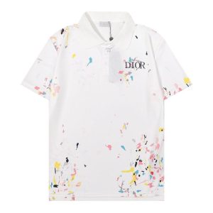 Dior Replica Men Clothing Brand: Dior Fabric Material: Cotton/Cotton Fabric Material: Cotton/Cotton Ingredient Content: 81% (Inclusive) - 90% (Inclusive) Version: Conventional Sleeve Length: Short Sleeve