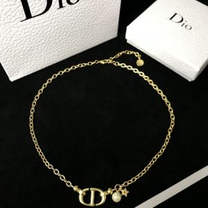 Dior Replica Jewelry Style: Women'S Modeling: Letters/Numbers/Text Modeling: Letters/Numbers/Text Chain Style: Cross Chain Extension Chain: Below 10Cm Brands: Dior