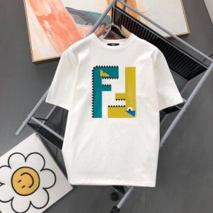 Fendi Replica Clothing Fabric Material: Cotton Ingredient Content: 91% (Inclusive)¡ª95% (Inclusive) Ingredient Content: 91% (Inclusive)¡ª95% (Inclusive) Collar: Crew Neck Version: Conventional Sleeve Length: Short Sleeve Clothing Style Details: Printing