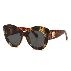 Fendi Replica Sunglasses Lens Material: Resin Frame Material: Plastic + Metal Frame Material: Plastic + Metal Glasses Style: Butterfly Frame
