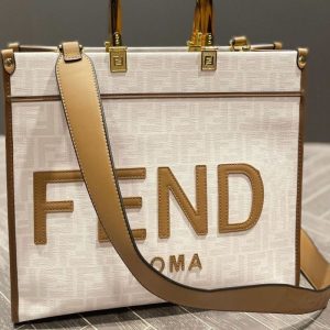 Fendi Replica Bags/Hand Bags Texture: Cowhide Type: Tote Type: Tote Popular Elements: Letter Style: Fashion Closed: Exposure