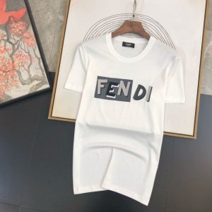 Fendi Replica Clothing Fabric Material: Cotton/Cotton Ingredient Content: 91% (Inclusive)¡ª95% (Inclusive) Ingredient Content: 91% (Inclusive)¡ª95% (Inclusive) Collar: Crew Neck Version: Conventional Sleeve Length: Short Sleeve Clothing Style Details: Print