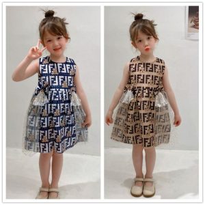 Fendi Replica Child Clothing Fabric Material: Polyester/Polyester (Polyester) Ingredient Content: 31% (Inclusive)¡ª50% (Inclusive) Ingredient Content: 31% (Inclusive)¡ª50% (Inclusive) Pattern: Letter Number Of Pieces: Single Sleeve Length: Sleeveless Collar: Crew Neck