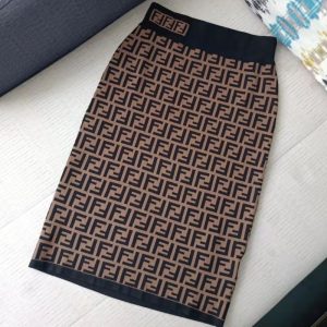 Fendi Replica Clothing Fabric Material: Other/Cashmere Ingredient Content: 30% And Below Ingredient Content: 30% And Below Skirt Type: Hip Skirt Length: Midi Skirt Waistline: High Waist Style: Simple Commuting/Korean Version