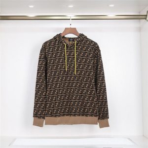 Fendi Replica Men Clothing Brand: Fendi Dress Style: Pullover Dress Style: Pullover Clothing Style Details: Printing Style: European And American Suitable Age: Youth (18-25 Years Old) Collar: Hooded
