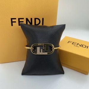 Fendi Replica Jewelry Material Type: Copper Craft: Mosaic Craft: Mosaic For People: Female Pattern Element: Cross/Crown/Roman Numerals