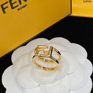 Fendi Replica Jewelry Ring Material: Copper Mosaic Material: No Inlay Mosaic Material: No Inlay Style: Elegant