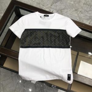 Fendi Replica Clothing Fabric Material: Other/Polyester (Polyester Fiber) Ingredient Content: 96% (Inclusive)¡ª100% (Exclusive) Ingredient Content: 96% (Inclusive)¡ª100% (Exclusive) Collar: Crew Neck Version: Loose Sleeve Length: Short Sleeve Clothing Style Details: Printing