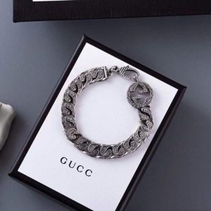 Gucci Replica Jewelry Material Type: Titanium Steel Style: Vintage Style: Vintage Gender: Universal Craft: Old