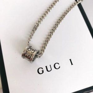 Gucci Replica Jewelry Brand: Other Home Chain Material: Titanium Steel Chain Material: Titanium Steel Pendant Material: Titanium Steel Style: Vintage Whether To Bring A Fall: Belt Pendant