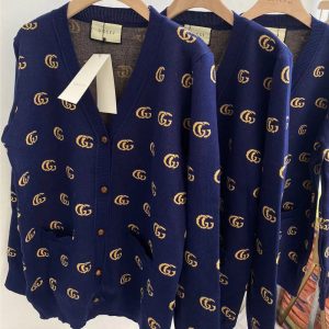 Gucci Replica Men Clothing Fabric Material: Other/Other Ingredient Content: 81% (Inclusive)¡ª90% (Inclusive) Ingredient Content: 81% (Inclusive)¡ª90% (Inclusive) Style: Simple Commuting/Korean Version Popular Elements / Process: Jacquard Clothing Version: Loose Way Of Dressing: Cardigan