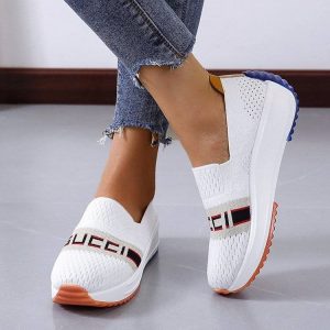 Gucci Replica Shoes/Sneakers/Sleepers Heel Height: Low Heel (1Cm-3Cm) Sole Material: EVA Sole Material: EVA Closed: Slip On Style: Leisure Type: Sports Shoes Craftsmanship: Glued