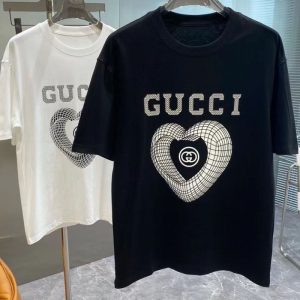 Gucci Replica Clothing Fabric Material: Cotton/Cotton Ingredient Content: 91% (Inclusive)¡ª95% (Inclusive) Ingredient Content: 91% (Inclusive)¡ª95% (Inclusive) Collar: Crew Neck Version: Conventional Sleeve Length: Short Sleeve Clothing Style Details: Print
