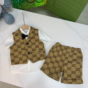 Gucci Replica Child Clothing Fabric Material: Cotton/Cotton Ingredient Content: 51% (Inclusive)¡ª70% (Inclusive) Ingredient Content: 51% (Inclusive)¡ª70% (Inclusive) Popular Elements: Stitching