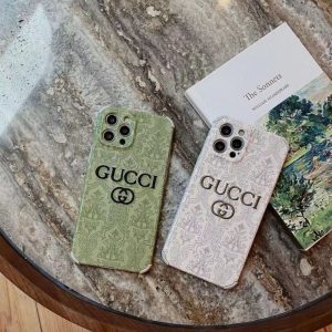 Gucci Replica Iphone Case Applicable Brands: Apple/ Apple Protective Cover Texture: Imitation Leather Protective Cover Texture: Imitation Leather Type: All-Inclusive Popular Elements: Text
