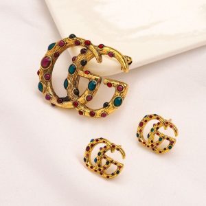 Gucci Replica Jewelry Piercing Material: Alloy Mosaic Material: Other Mosaic Material: Other Style: Vintage Pattern: Cross/Crown/Roman Numerals