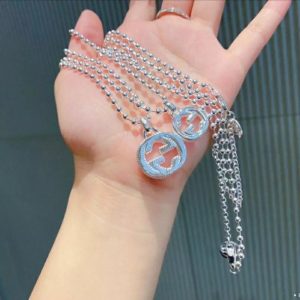 Gucci Replica Jewelry Chain Material: 925 Silver Whether To Bring A Fall: Belt Pendant Whether To Bring A Fall: Belt Pendant Pendant Material: 925 Silver Style: Sweet Gender: Couple Chain Style: Ball Chain
