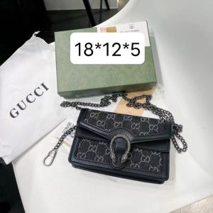 Gucci Replica Bags/Hand Bags Texture: Denim Type: Small Square Bag Type: Small Square Bag Popular Elements: Letter Style: Fashion Closed Way: Package Cover Type Suitable Age: Youth (18-25 Years Old)
