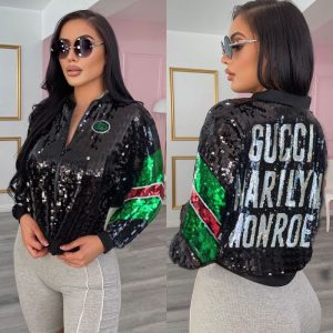 Gucci Replica Clothing Brand: Gucci Fabric Material: Other/Other Fabric Material: Other/Other Ingredient Content: 91% (Inclusive) - 95% (Inclusive) Style: Sweet And Fresh/Japanese Clothing Style Details: Sequins Clothing Version: Slim Fit
