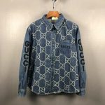 Gucci Replica Men Clothing Fabric Material: Denim/Cotton Ingredient Content: 71% (Inclusive) - 80% (Inclusive) Ingredient Content: 71% (Inclusive) - 80% (Inclusive) Version: Loose Collar: Square Collar Popular Elements: Embroidery