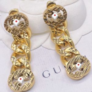 Gucci Replica Jewelry Piercing Material: 925 Silver Mosaic Material: Other Mosaic Material: Other Type: Ear Studs Style: Vintage Craft: Old