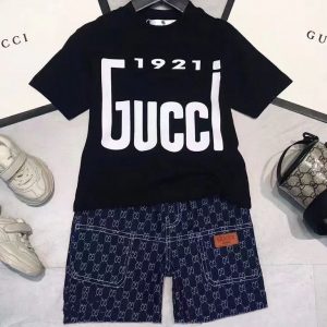Gucci Replica Child Clothing Fabric Material: Cotton/Cotton Ingredient Content: 51% (Inclusive)¡ª70% (Inclusive) Ingredient Content: 51% (Inclusive)¡ª70% (Inclusive) Gender: Universal Popular Elements: Print