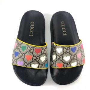 Gucci Replica Shoes/Sneakers/Sleepers Type: One Word Drag Upper Material: Two-Layer Pork Skin Upper Material: Two-Layer Pork Skin Sole Material: EVA Gender: Universal Applicable Season: Summer For People: Primary School Students