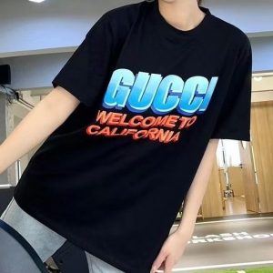 Gucci Replica Clothing Fabric Material: Cotton/Cotton Ingredient Content: 96% (Inclusive)¡ª100% (Exclusive) Ingredient Content: 96% (Inclusive)¡ª100% (Exclusive) Collar: Crew Neck Version: Conventional Sleeve Length: Short Sleeve Clothing Style Details: Print