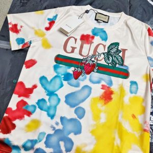 Gucci Replica Clothing Fabric Material: Polyester/Polyester (Polyester) Ingredient Content: 81% (Inclusive)¡ª90% (Inclusive) Ingredient Content: 81% (Inclusive)¡ª90% (Inclusive) Collar: Crew Neck Version: Loose Sleeve Length: Short Sleeve Clothing Style Details: Printing