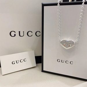 Gucci Replica Jewelry Chain Material: 925 Silver Pendant Material: 925 Silver Pendant Material: 925 Silver Style: Sweet Chain Style: Ball Chain Whether To Bring A Fall: Belt Pendant Length: 51Cm (Included)-80Cm (Not Included)