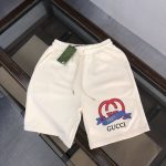 Gucci Replica Men Clothing Fabric Material: Cotton/Cotton Ingredient Content: 100% Ingredient Content: 100% Type: Straight Leg Pants Length: Bermuda Version: Loose Style: Casual