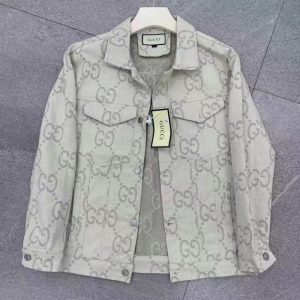 Gucci Replica Men Clothing Fabric Material: Denim/Cotton Ingredient Content: 100% Ingredient Content: 100% Version: Conventional Collar: Lapel Popular Elements: Pocket Style: Casual