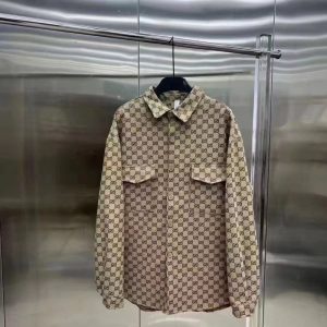 Gucci Replica Men Clothing Fabric Material: Denim/Cotton Ingredient Content: 100% Ingredient Content: 100% Version: Loose Collar: Lapel Popular Elements: Pocket Style: Casual