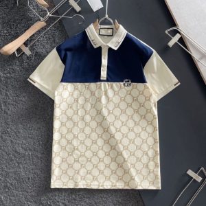 Gucci Replica Men Clothing Fabric Material: Other/Polyester (Polyester Fiber) Ingredient Content: 71% (Inclusive) - 80% (Inclusive) Ingredient Content: 71% (Inclusive) - 80% (Inclusive) Version: Slim Fit Sleeve Length: Short Sleeve Clothing Style Details: Buttons