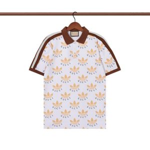 Gucci Replica Men Clothing Brand: Gucci Fabric Material: Cotton/Cotton Fabric Material: Cotton/Cotton Ingredient Content: 81% (Inclusive) - 90% (Inclusive) Version: Conventional Sleeve Length: Short Sleeve Clothing Style Details: Buttons
