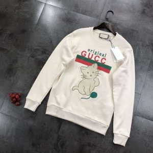 Gucci Replica Clothing Fabric Material: Cotton/Cotton Ingredient Content: 100% Ingredient Content: 100% Clothing Version: Loose Main Style: Simple Commute Popular Elements: Printing