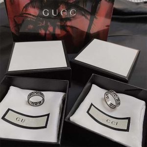 Gucci Replica Jewelry Ring Material: 925 Silver Mosaic Material: 925 Silver Mosaic Material: 925 Silver Pattern: Other Style: Elegant Gender: Couple