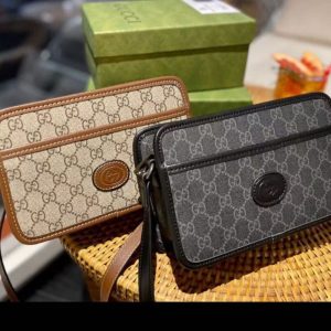 Gucci Replica Bags/Hand Bags Texture: PVC Popular Elements: Letter Popular Elements: Letter Closed: Zipper