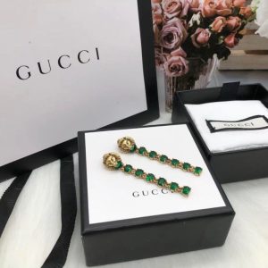 Gucci Replica Jewelry Piercing Material: Silver Type: Earrings Type: Earrings Pattern: Fruit Style: Literature And Art Craft: Inlaid Gold